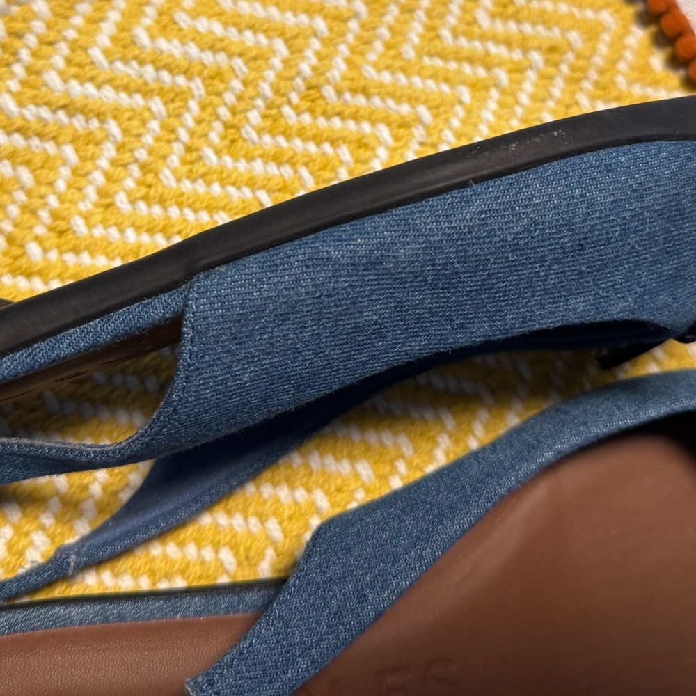 AEROSOLES Blue and Black Flats - Picture 4 of 8